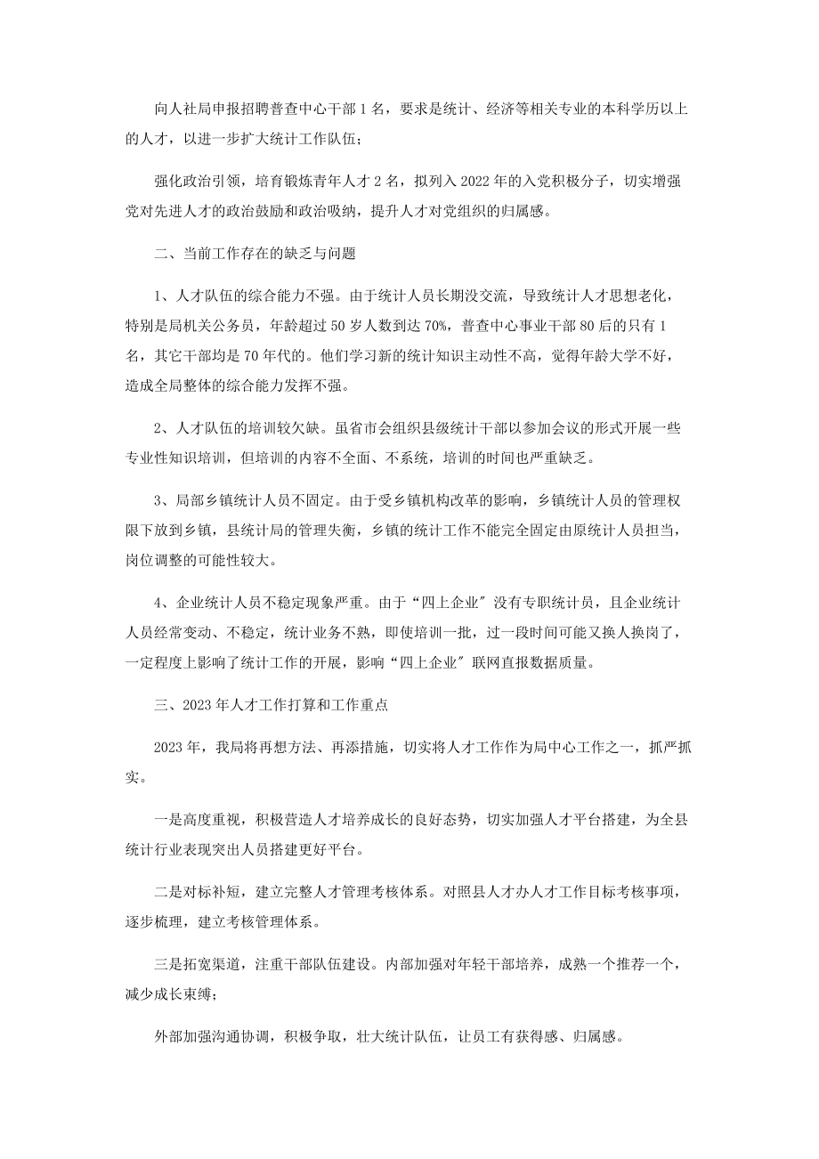 2023年统计局人才工作总结.docx_第2页