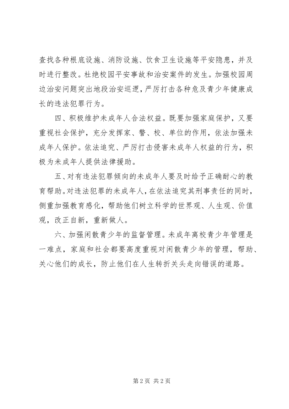 2023年小学贯彻实施《预防未成年人犯罪法》活动方案.docx_第2页