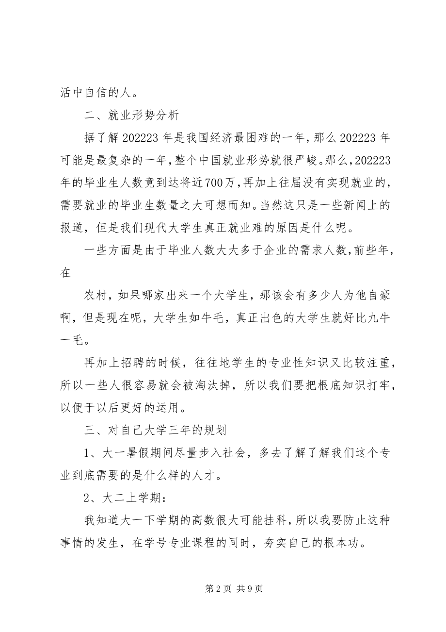 2023年职业目标规划.docx_第2页