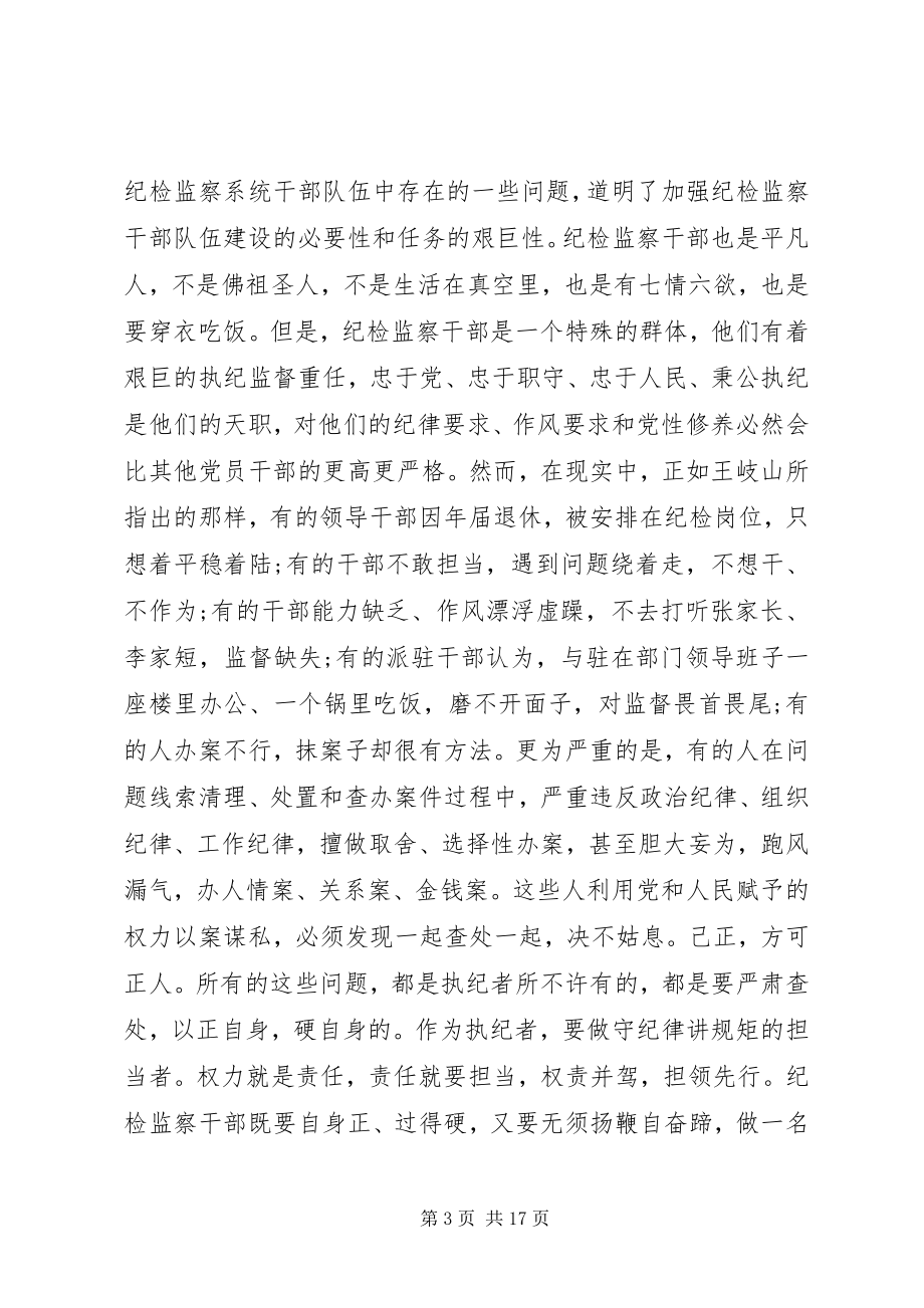 2023年纪检监察干部守纪律讲规矩心得体会.docx_第3页