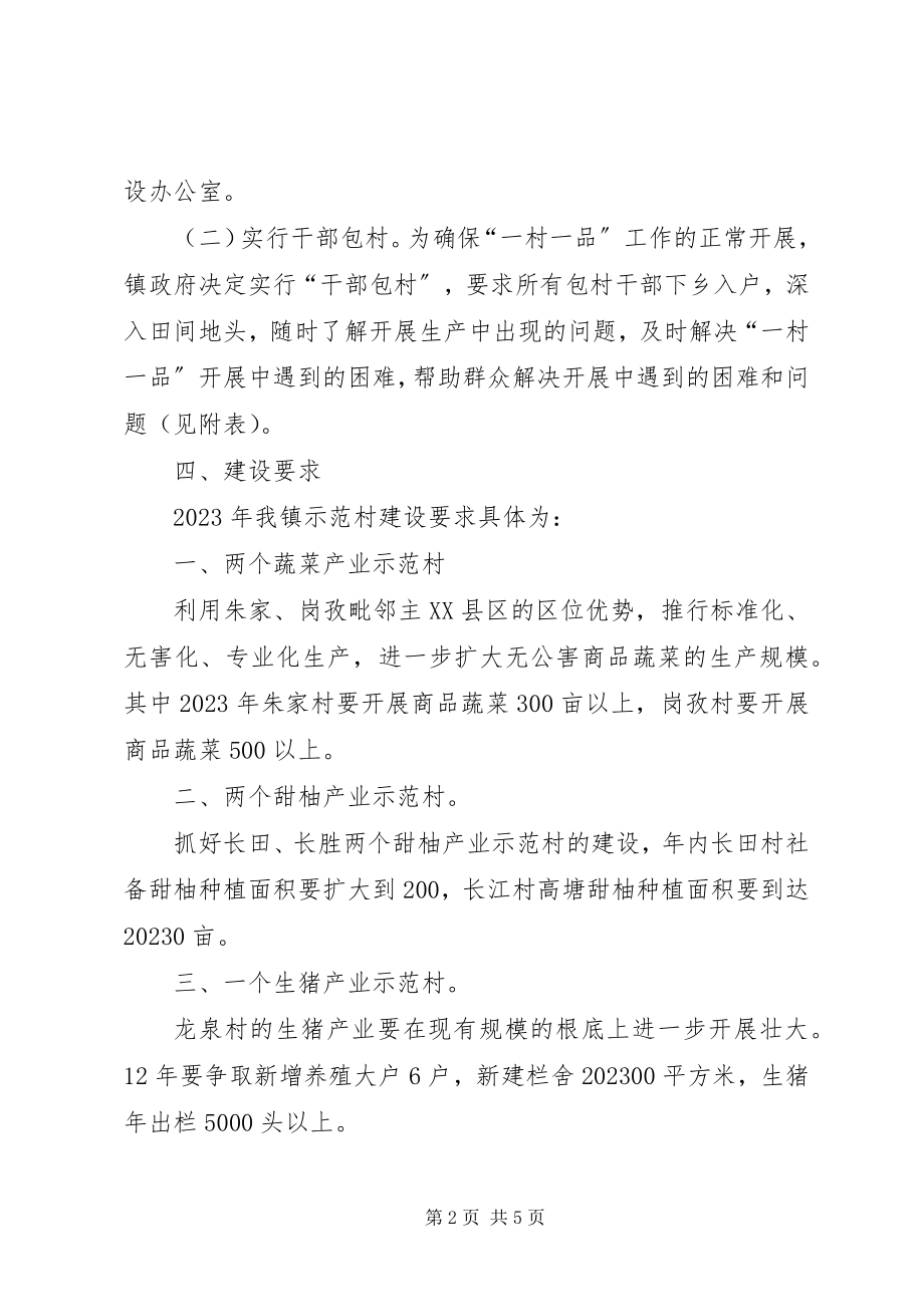 2023年全镇一村一品指导方案.docx_第2页