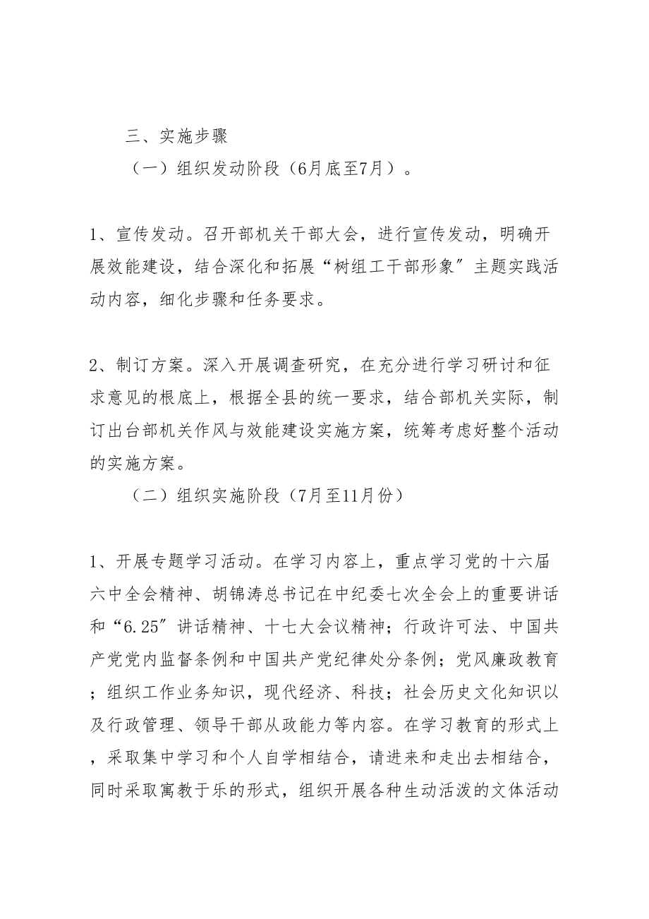 2023年县委组织部机关效能建设实施方案.doc_第2页