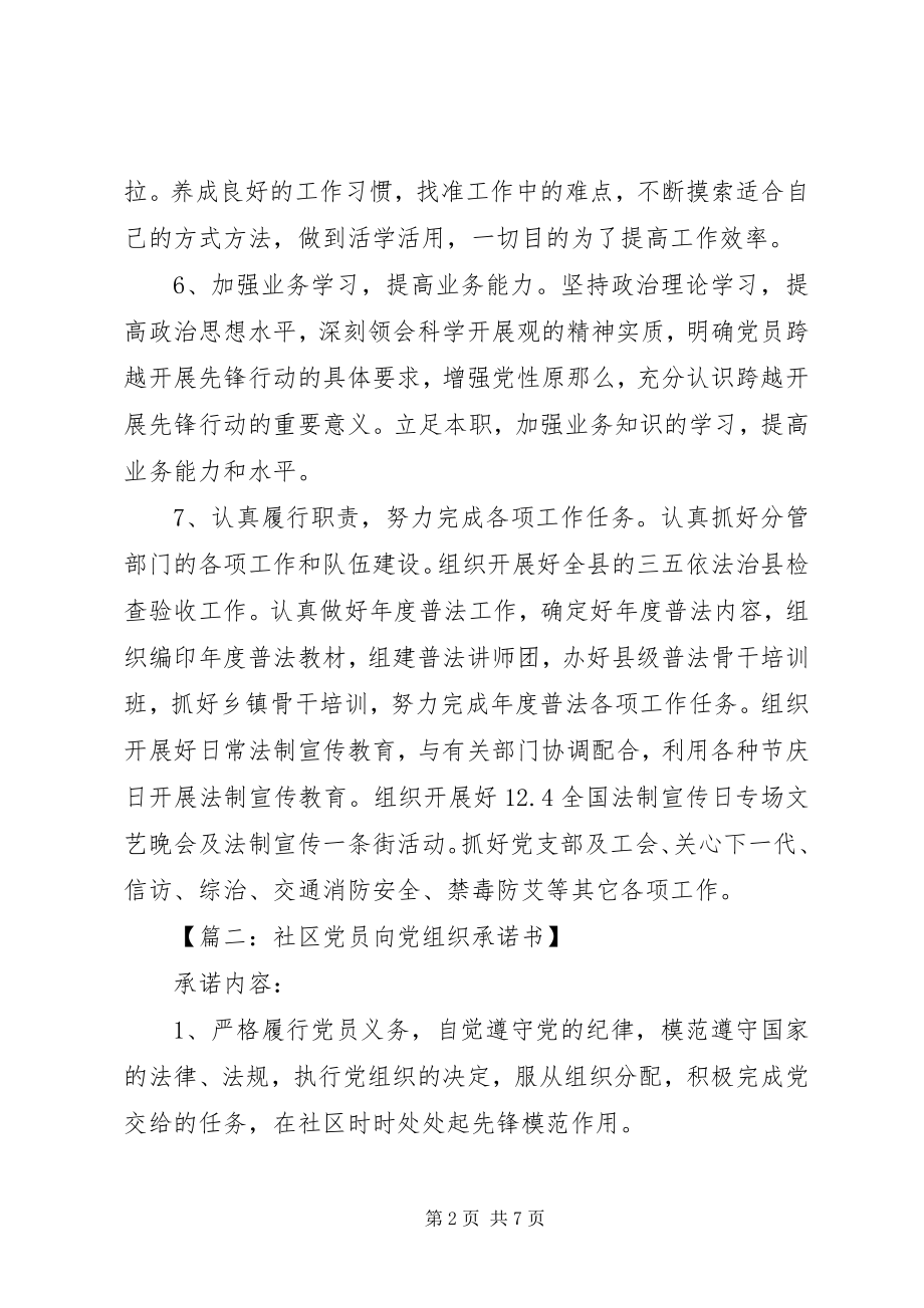 2023年篇一党员先锋承诺书.docx_第2页