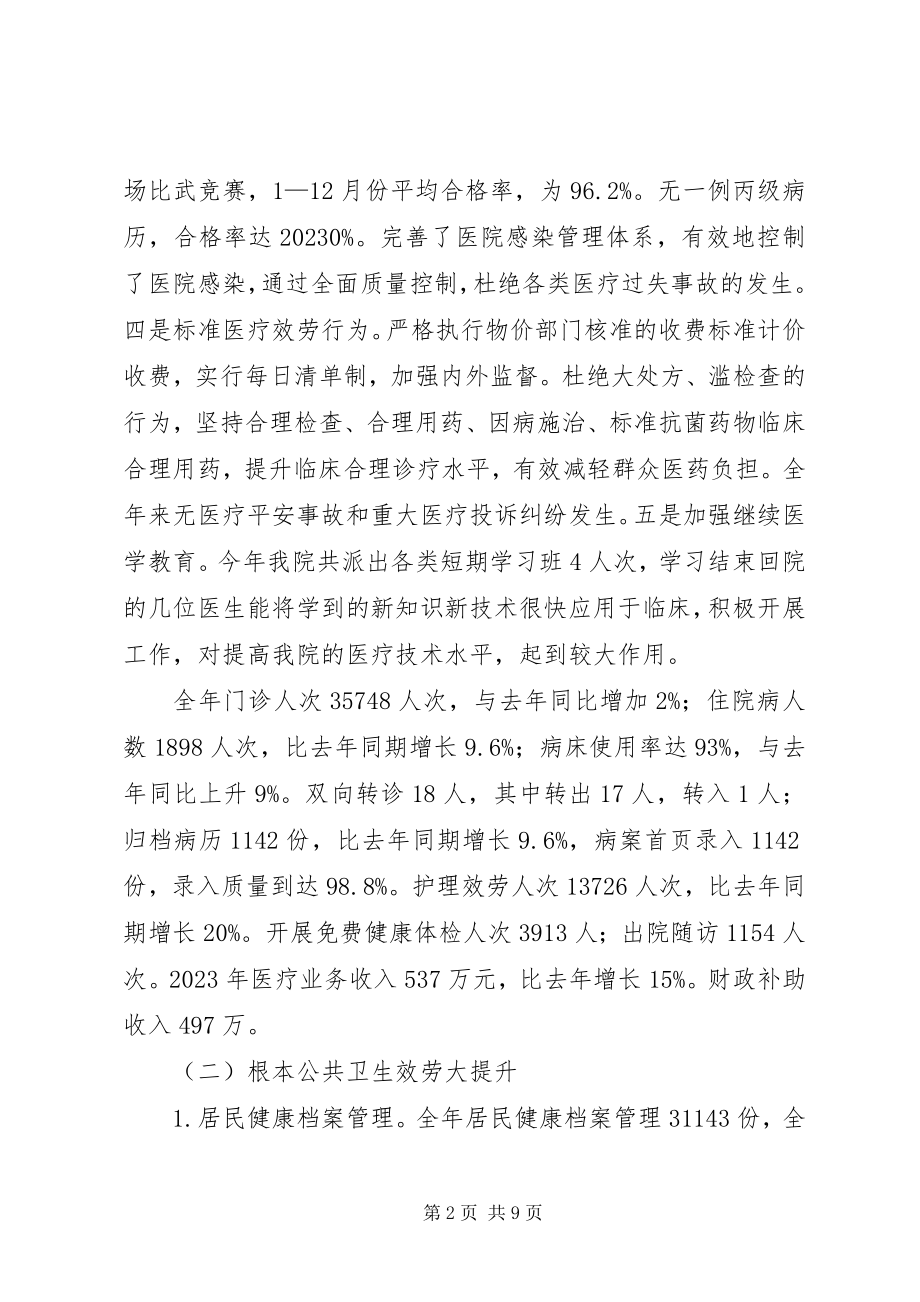 2023年医院卫计工作总结.docx_第2页