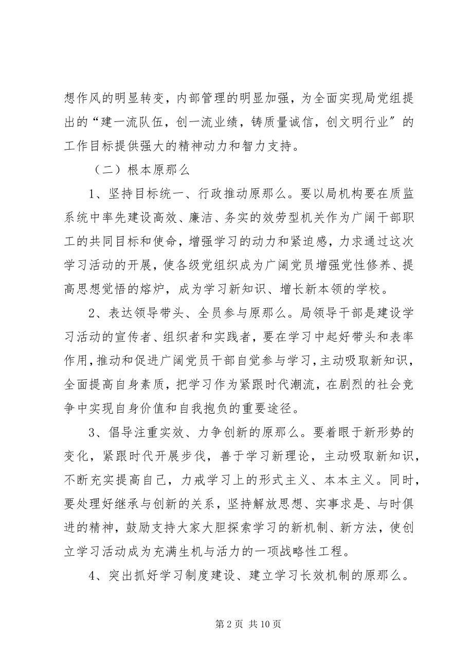 2023年机关“建学习型党组织、做学习型党员”活动实施方案.docx_第2页