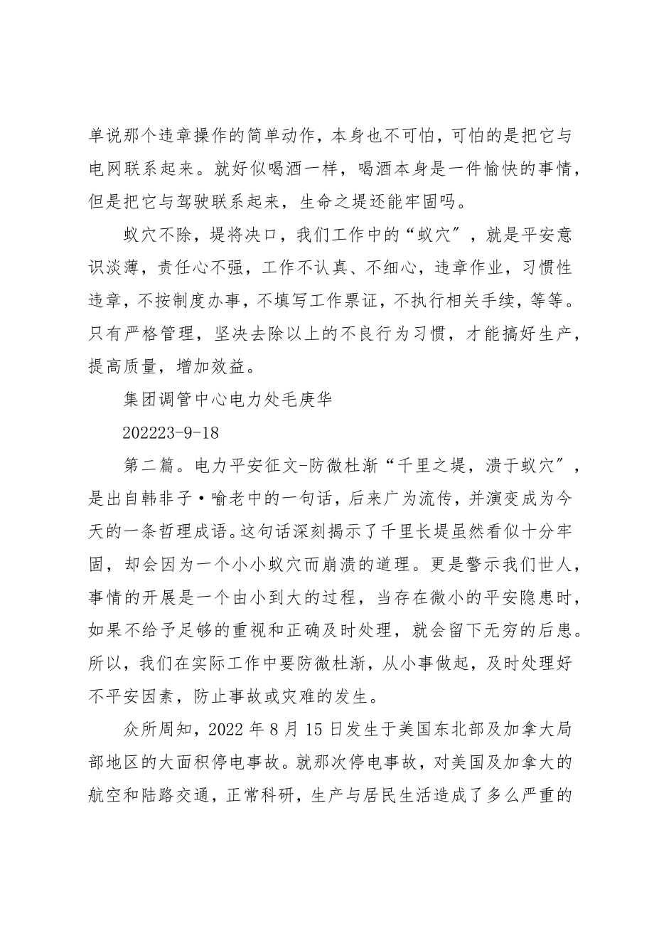 2023年电力安全要防微杜渐新编.docx_第2页