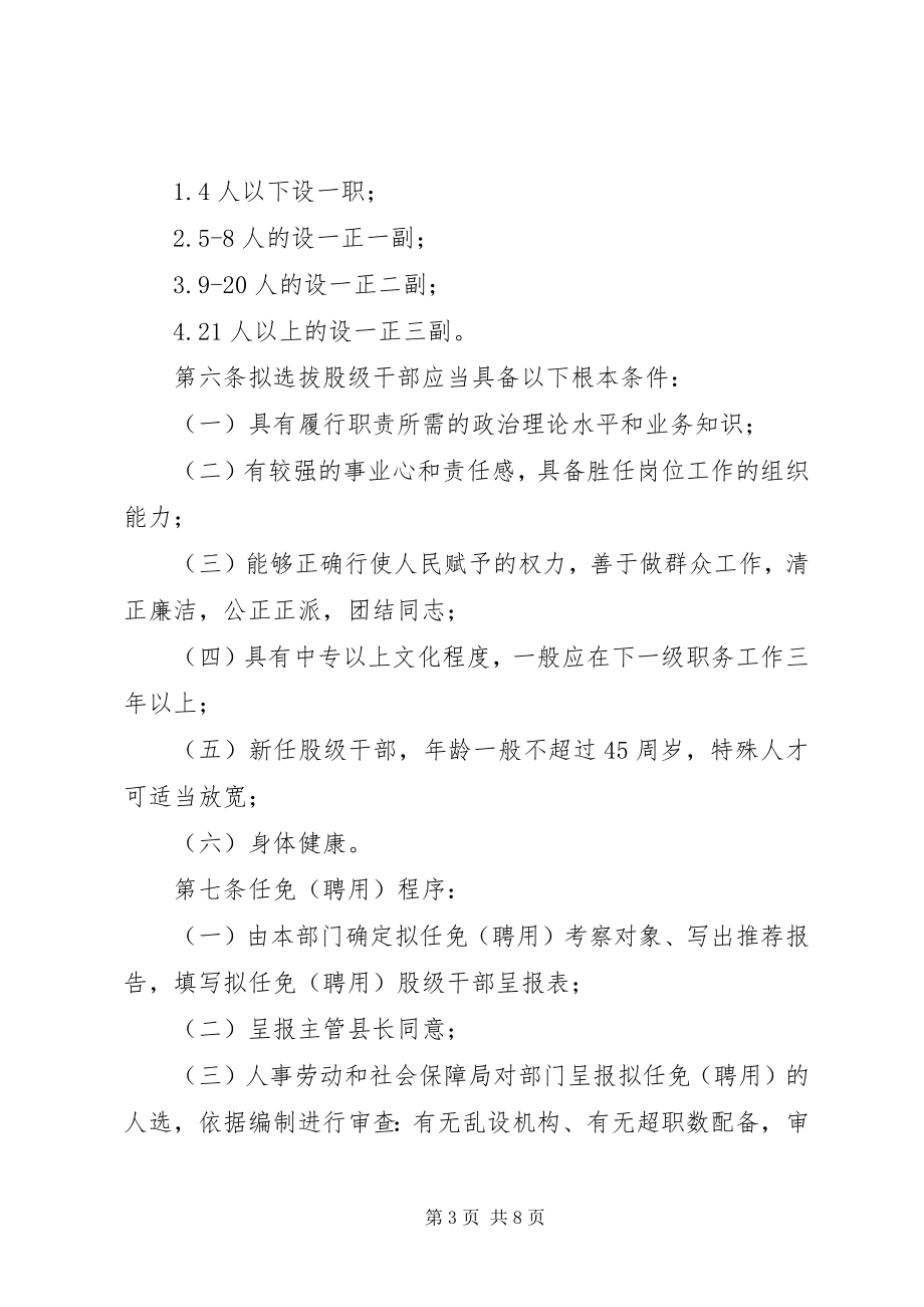 2023年股级干部管理暂行制度.docx_第3页