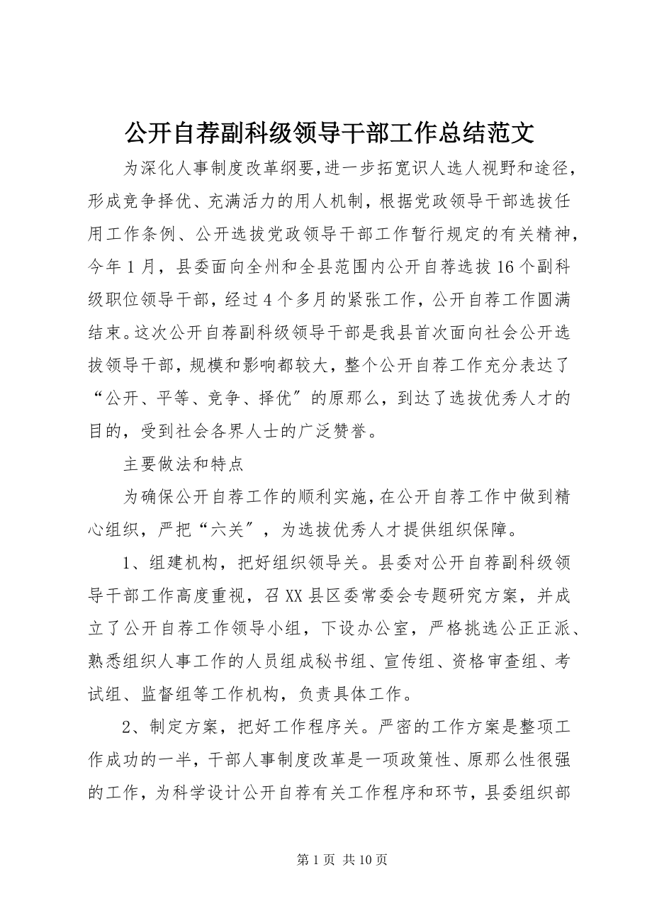 2023年公开自荐副科级领导干部工作总结2.docx_第1页