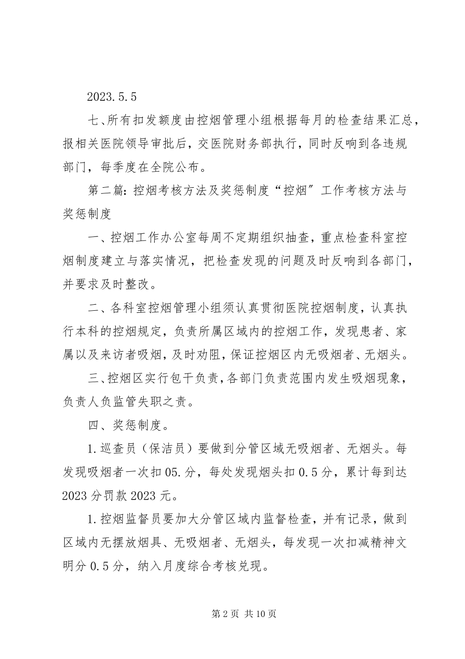 2023年控烟考核评估奖惩制度.docx_第2页