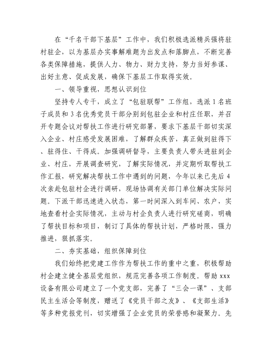 (10篇)党员领导下基层总结.docx_第2页