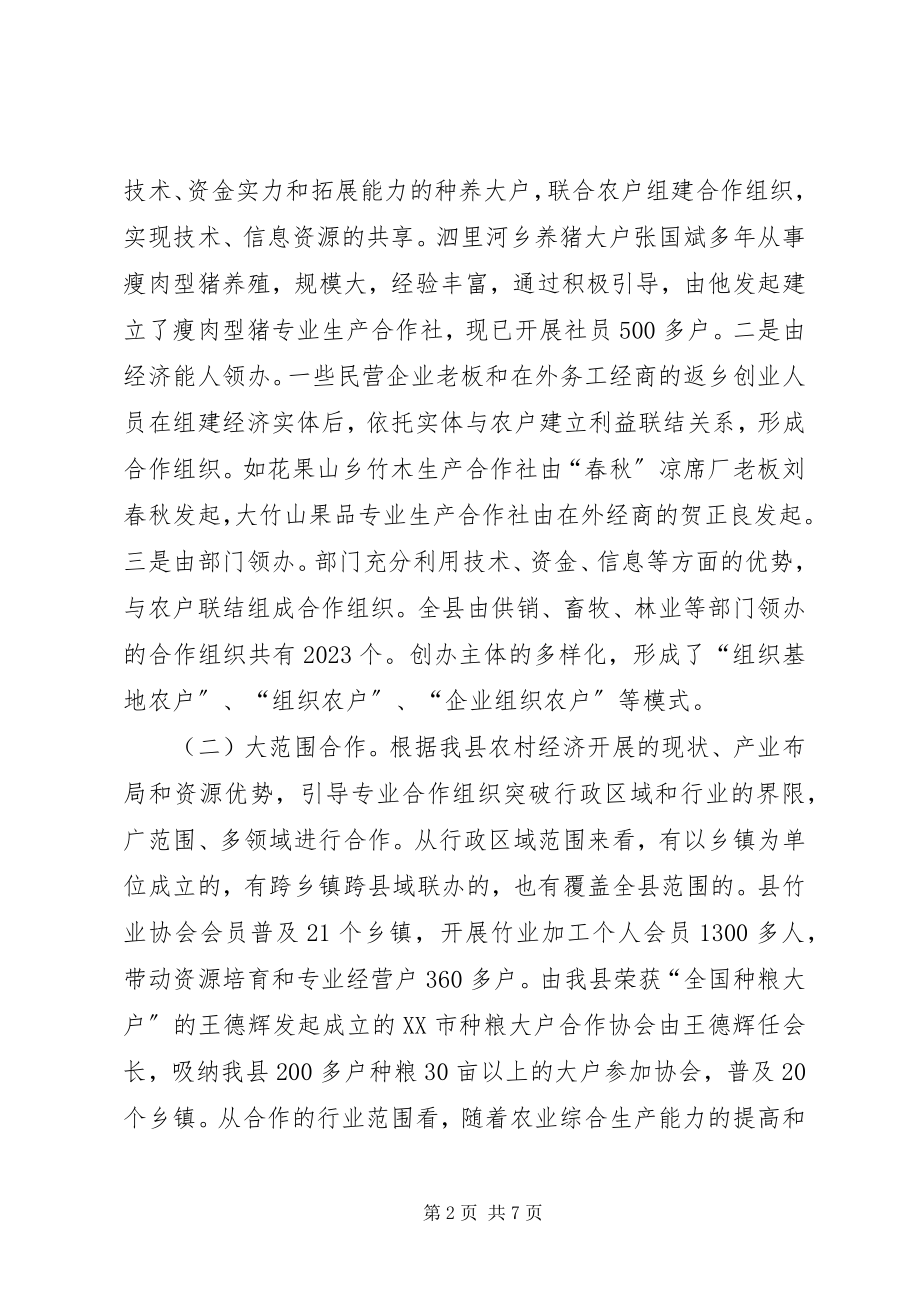 2023年发展农村专业合作组织提高农业综合效益.docx_第2页