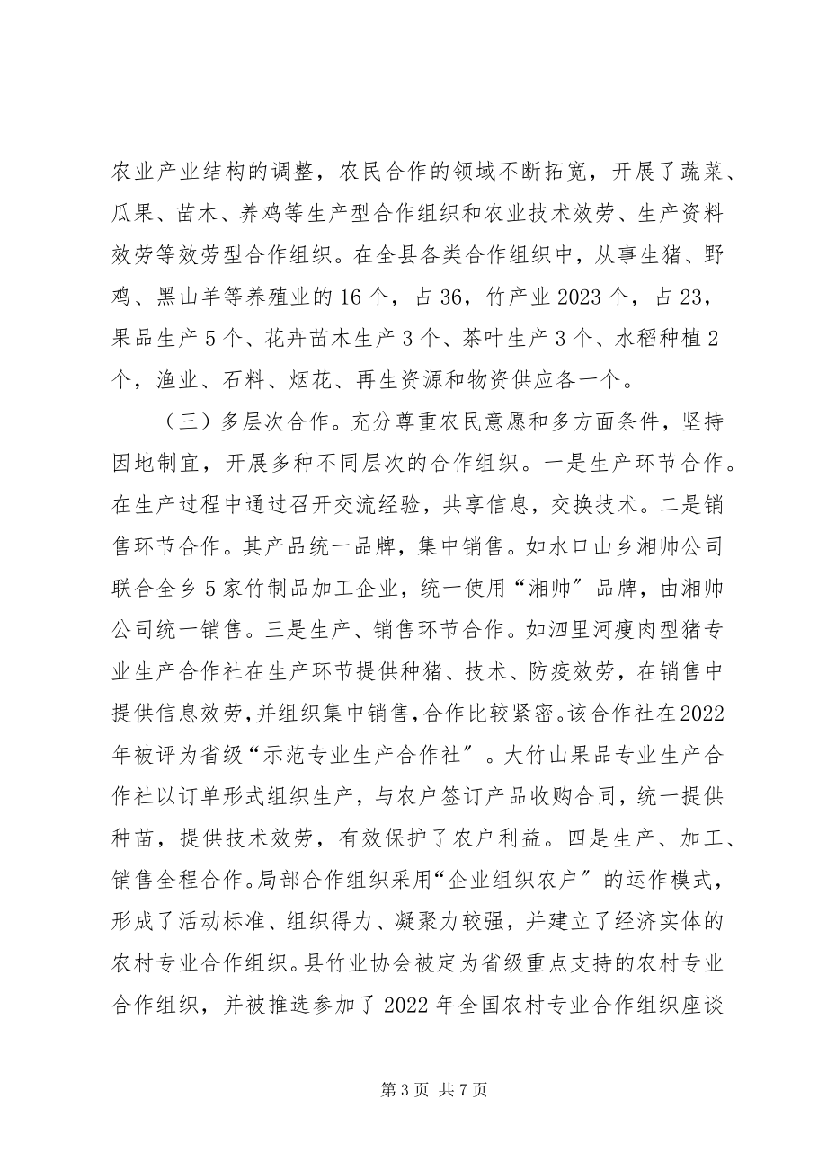 2023年发展农村专业合作组织提高农业综合效益.docx_第3页