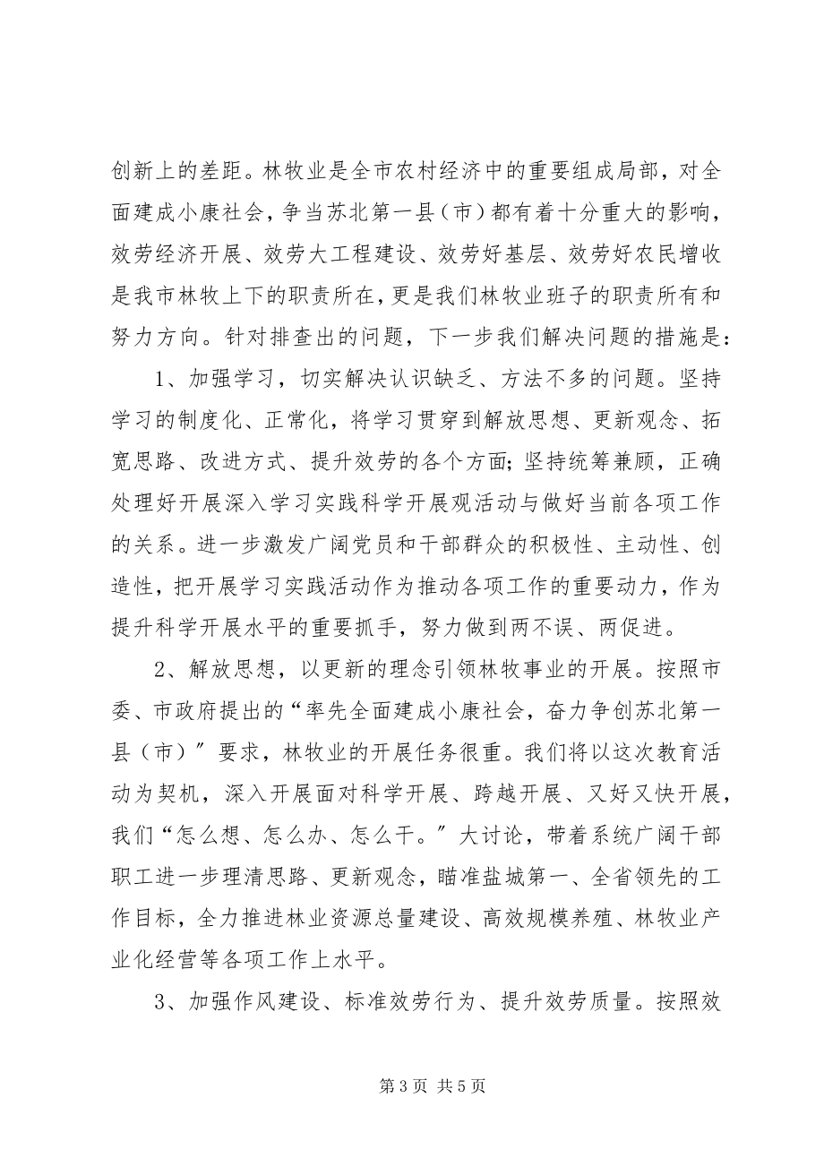 2023年解放思想专题民主生活会材料.docx_第3页