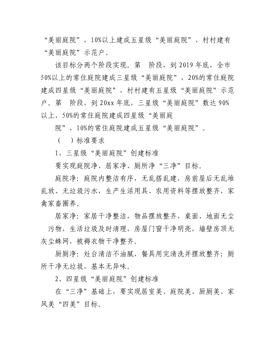 (4篇)最新美丽庭院创建实施方案.docx_第2页