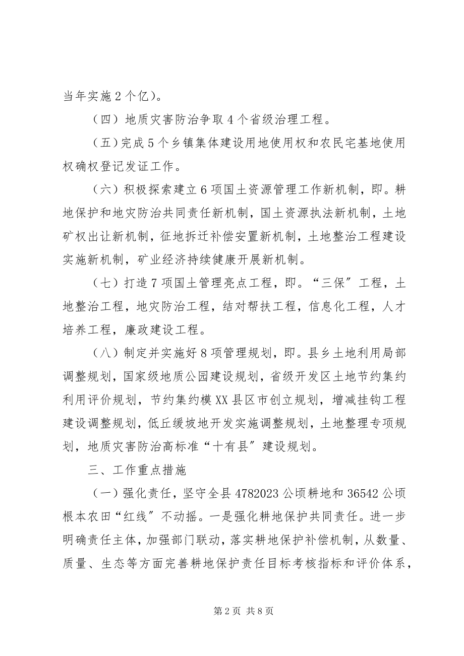 2023年国土资源管理工作要点新编.docx_第2页