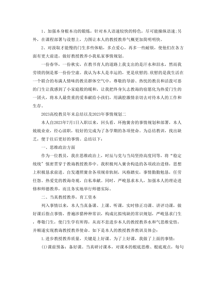 2023年高校教师终总结以及工作计划.docx_第3页