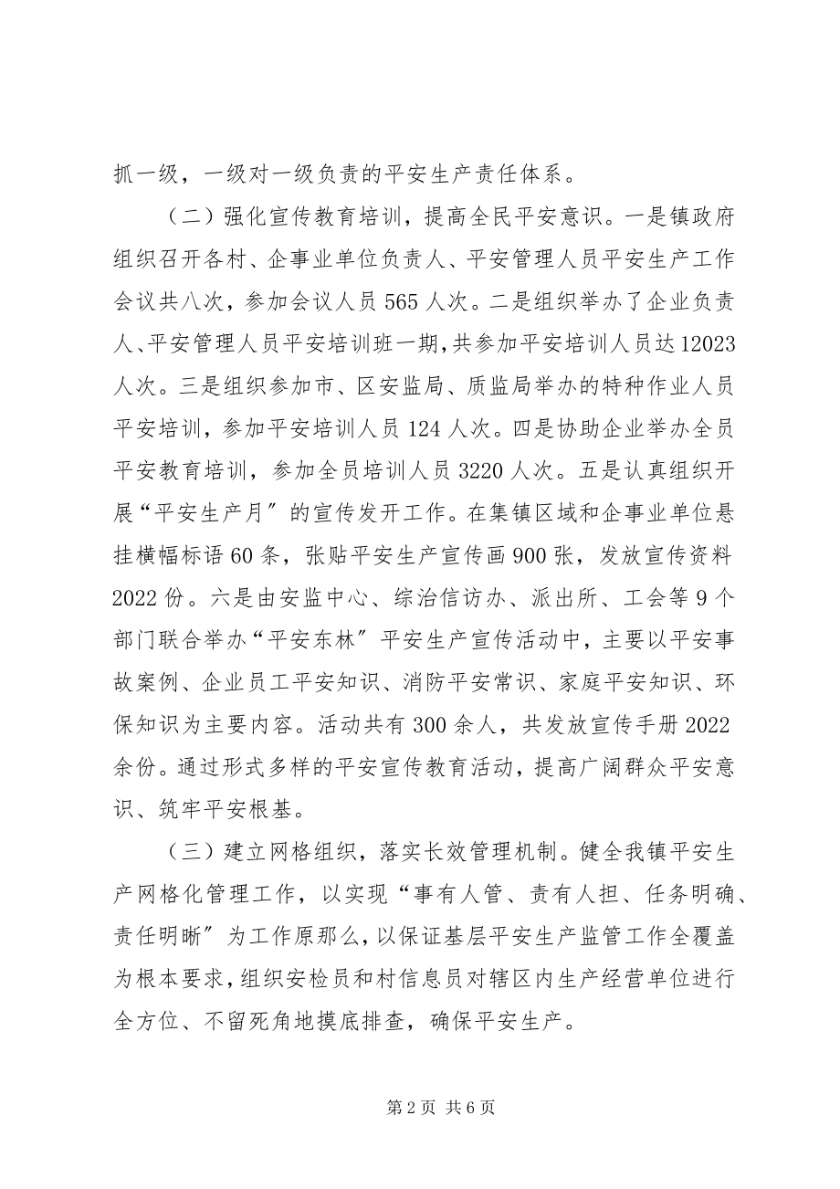 2023年乡镇安全监督管理中心工作总结工作计划.docx_第2页