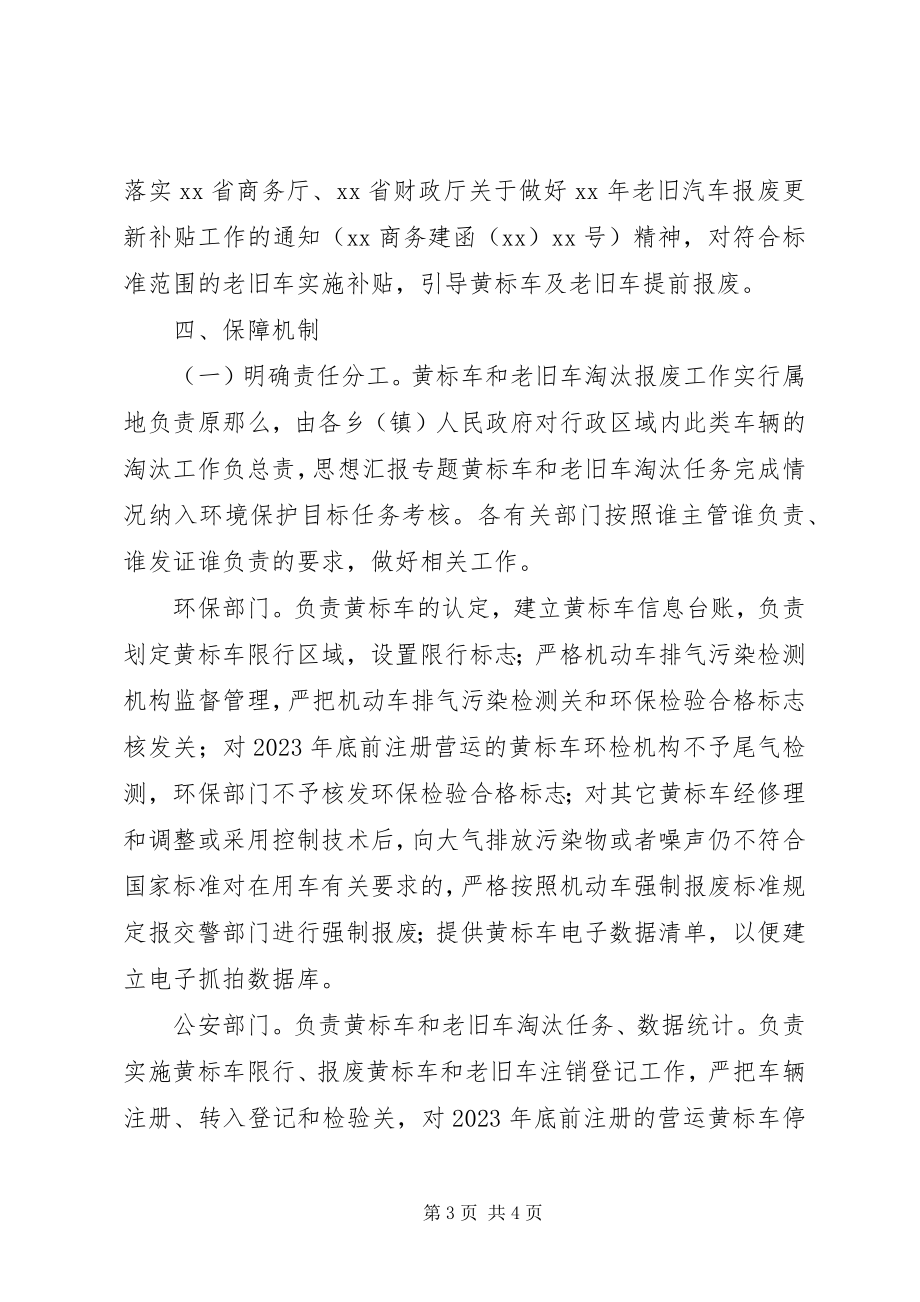 2023年全县黄标车及老旧车淘汰工作实施方案.docx_第3页