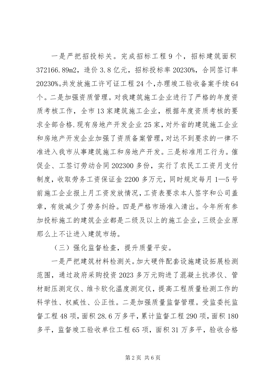 2023年市住建局年度重点工作总结.docx_第2页