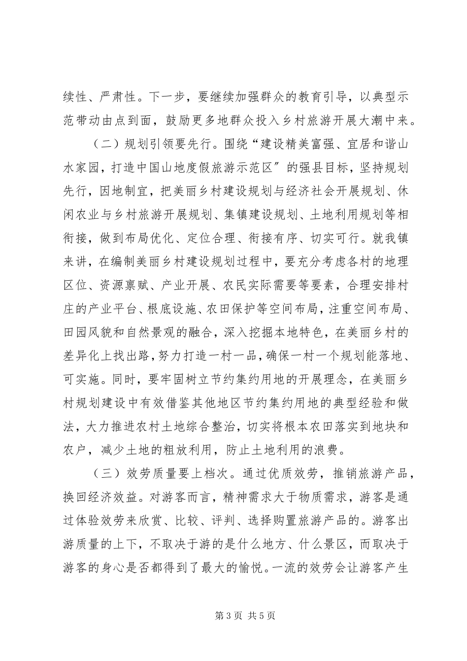 2023年乡村旅游考察学习心得体会.docx_第3页