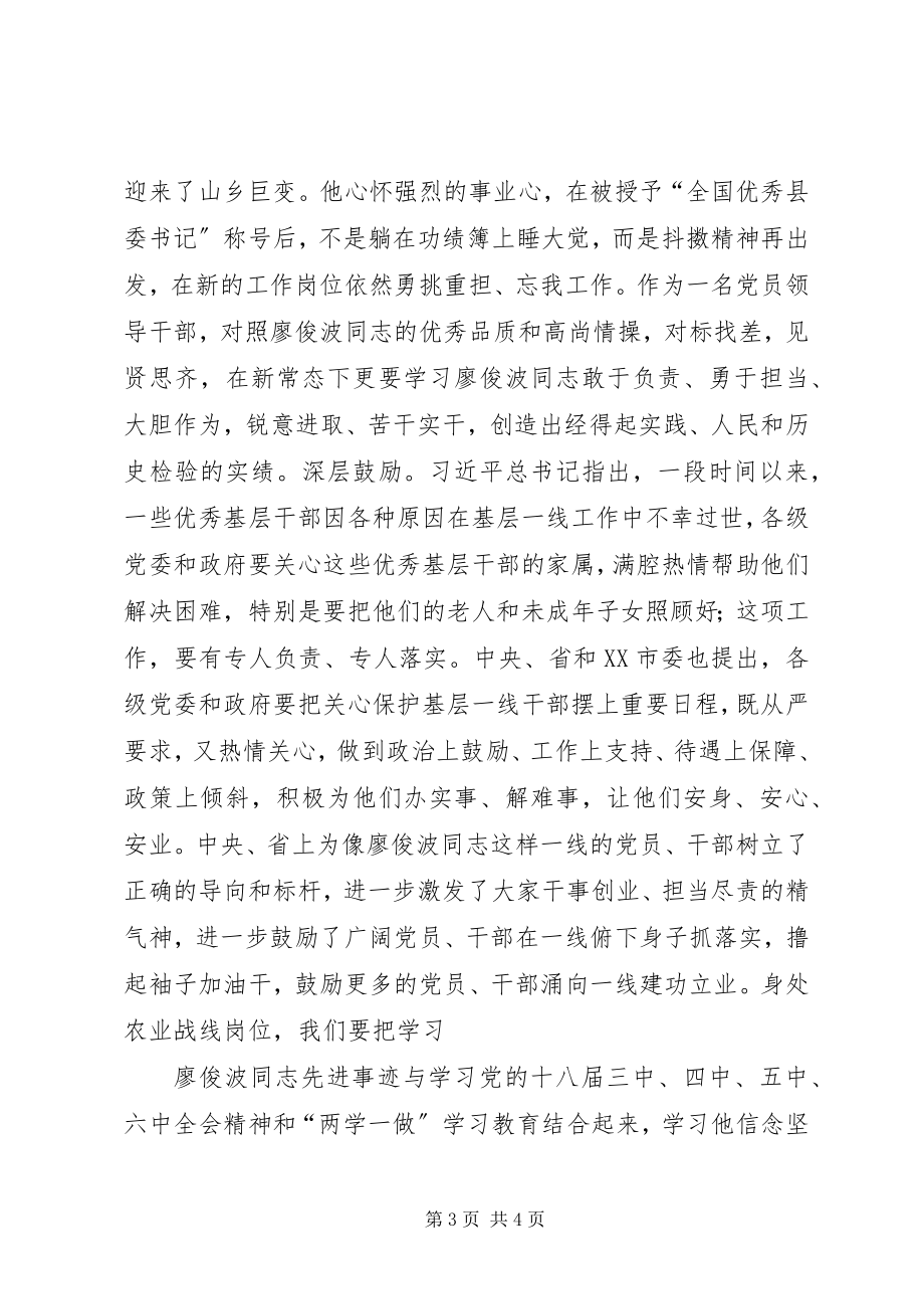 2023年学习廖俊波同志心得体会.docx_第3页