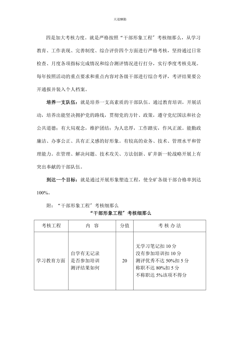 2023年安全活动方案 煤矿形象塑造工程活动方案.docx_第3页