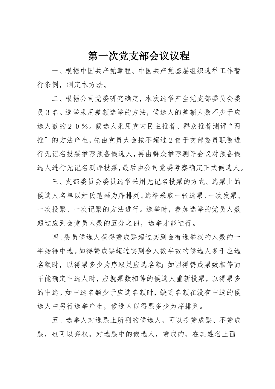 2023年第一次党支部会议议程新编.docx_第1页