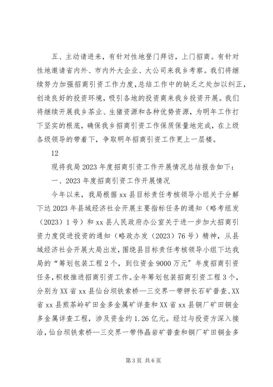 2023年乡镇年度招商引资工作总结.docx_第3页