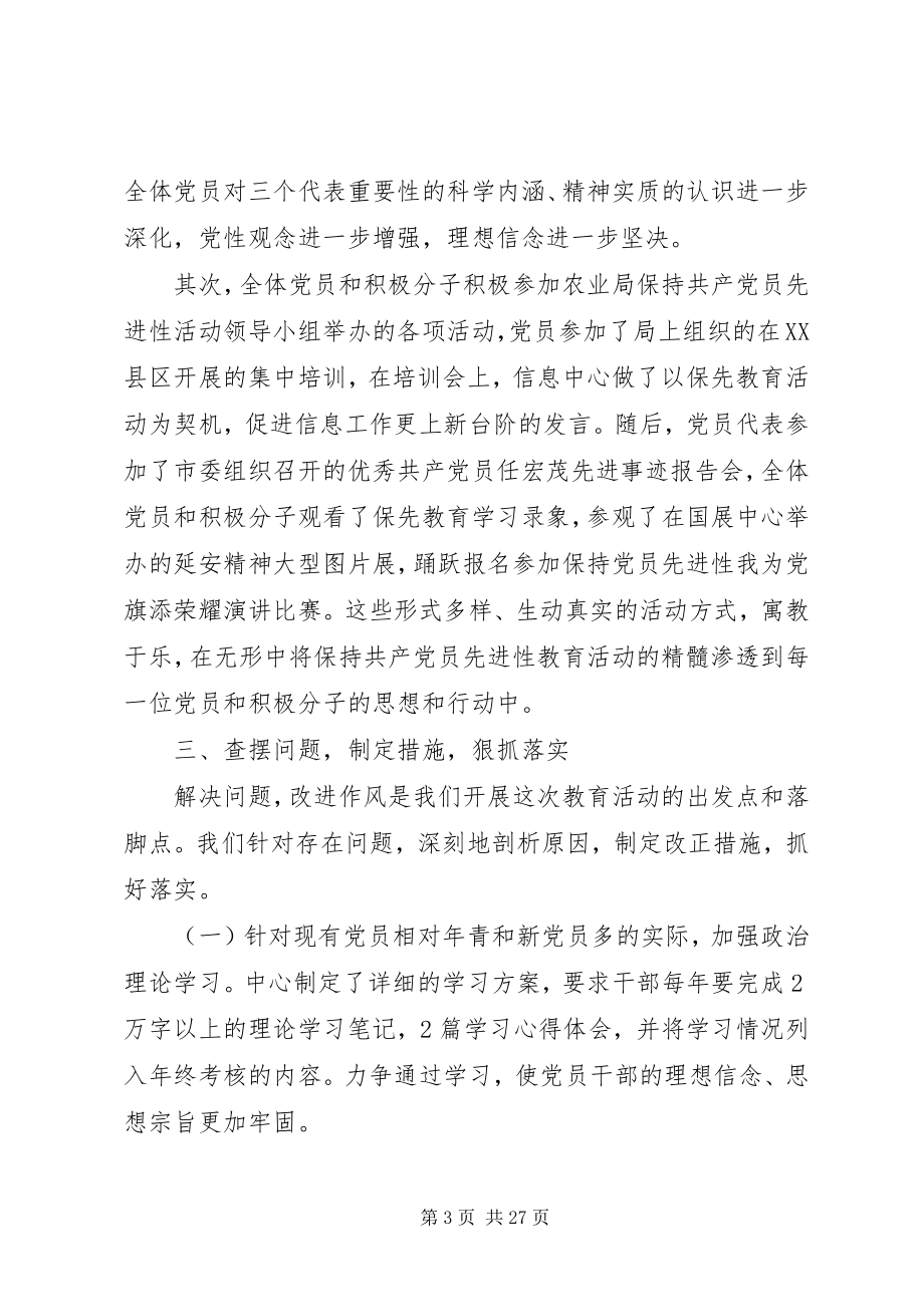 2023年保持共产党员先进性总结新编.docx_第3页