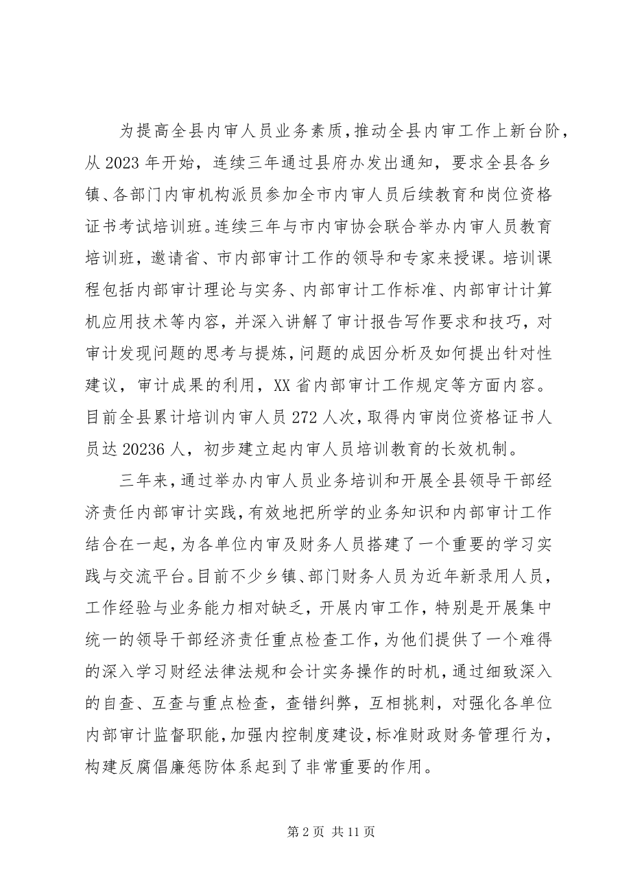 2023年县级审计部个人工作总结.docx_第2页