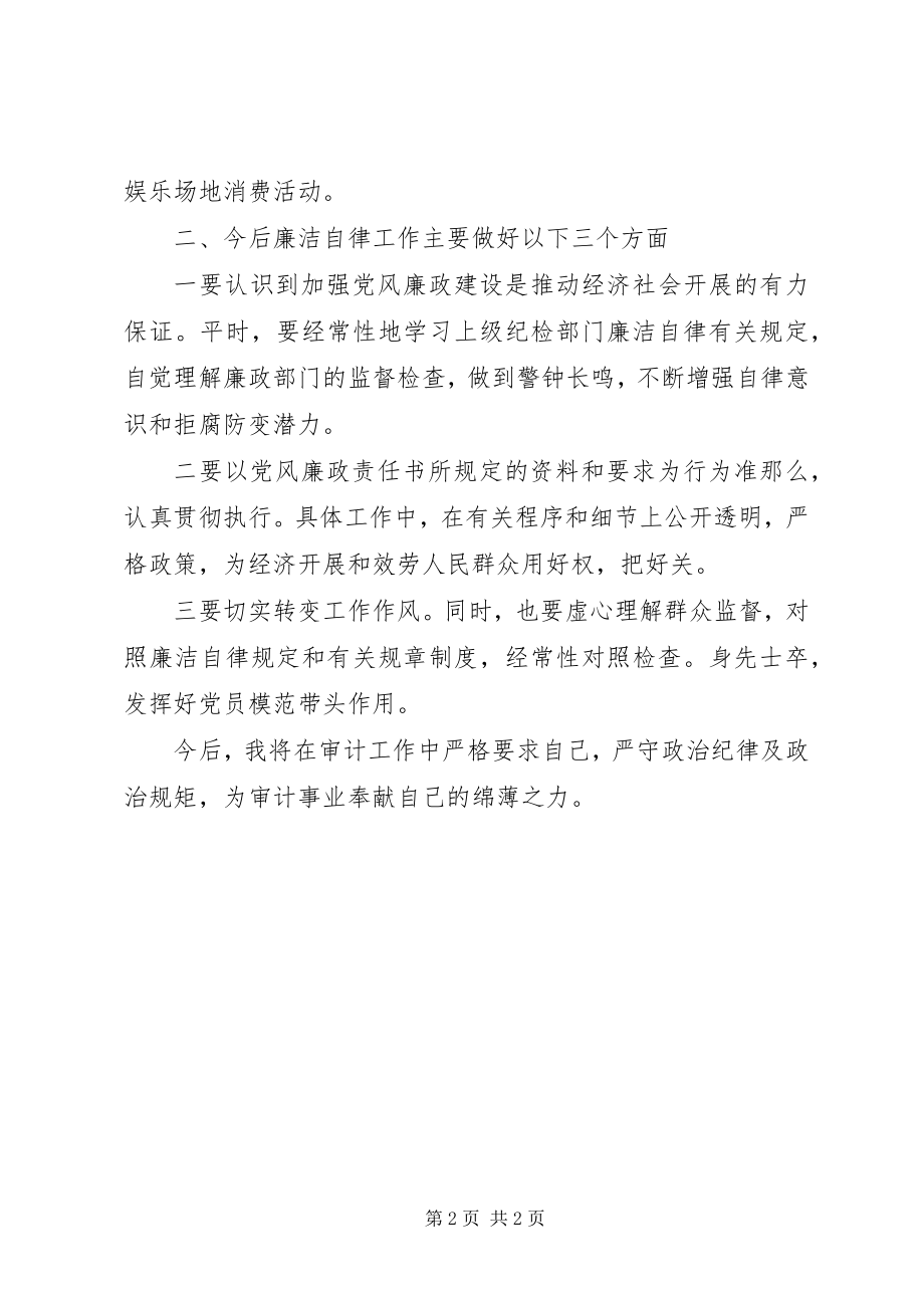 2023年个人党风廉政汇报新编.docx_第2页