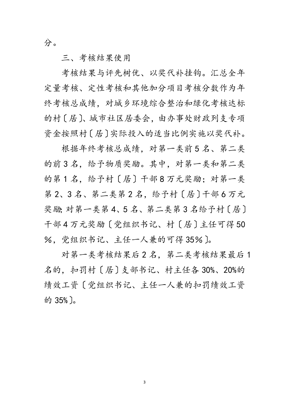 2023年街道办环境整治与绿化工作考核制度范文.doc_第3页