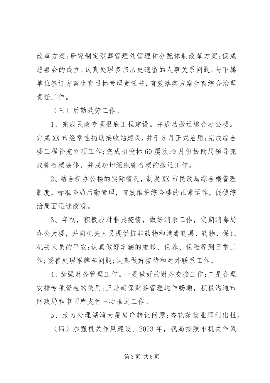 2023年民政工作个人总结3.docx_第3页