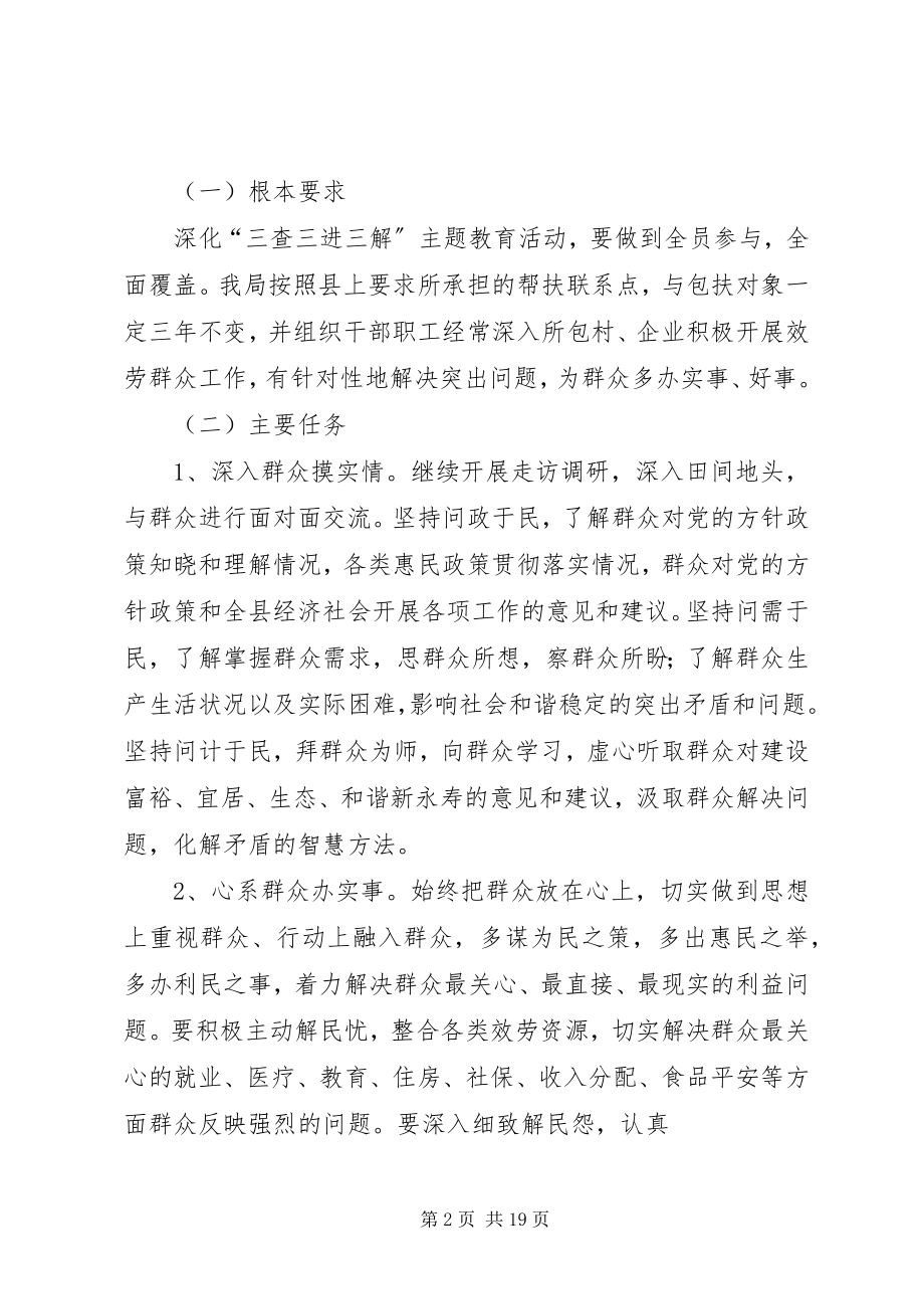 2023年深化《三查三进三解》主题教育活动的安排意见.docx_第2页