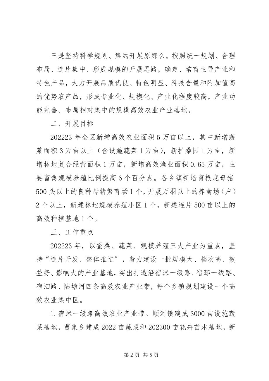 2023年加快发展规模高效农业的实施工作意见.docx_第2页