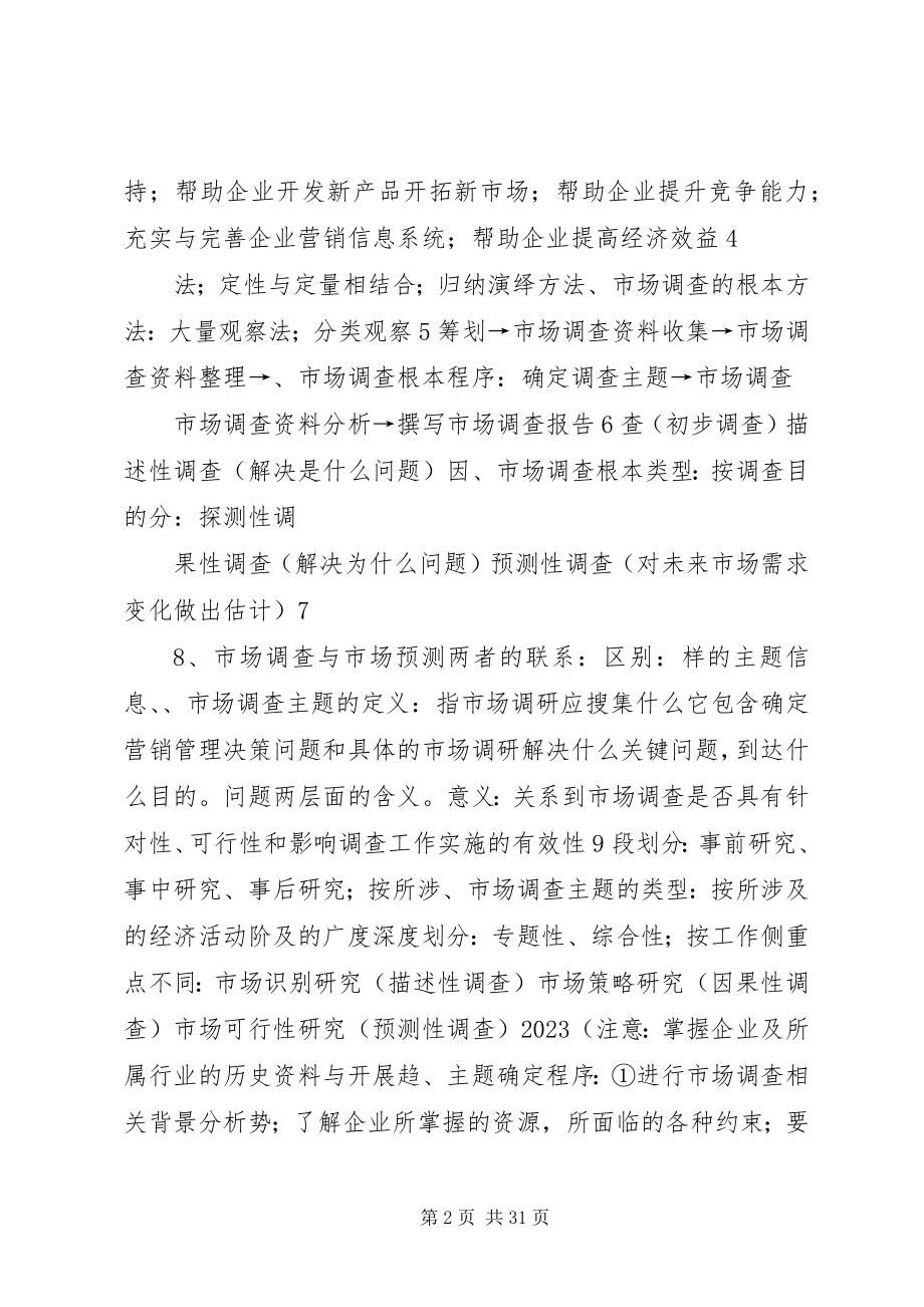 2023年市场调查方案要点.docx_第2页