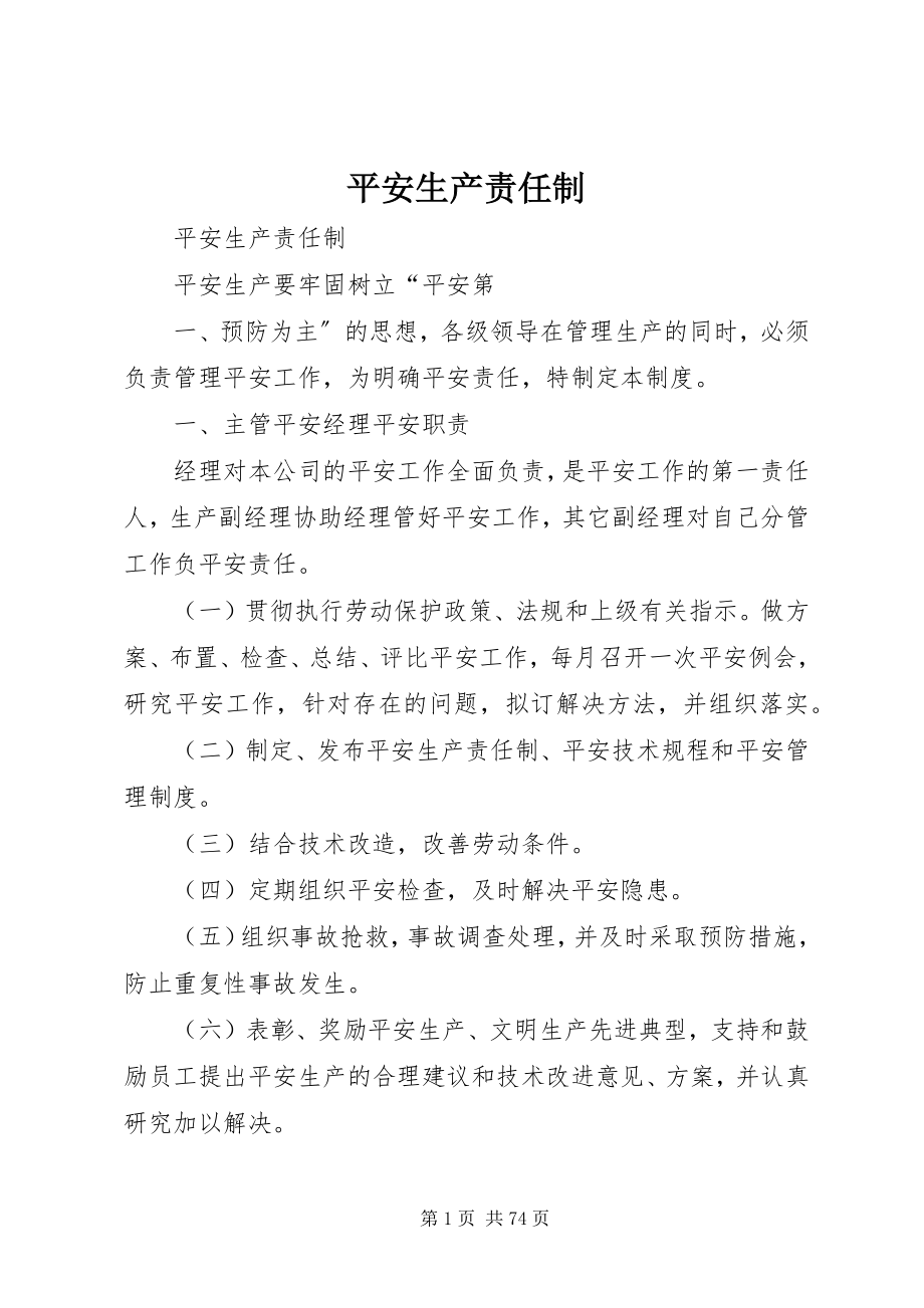 2023年安全生产责任制摘要新编.docx_第1页