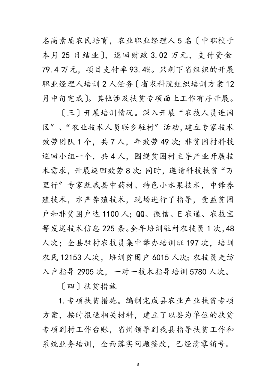 2023年县农业产业扶贫专项工作总结范文.doc_第3页