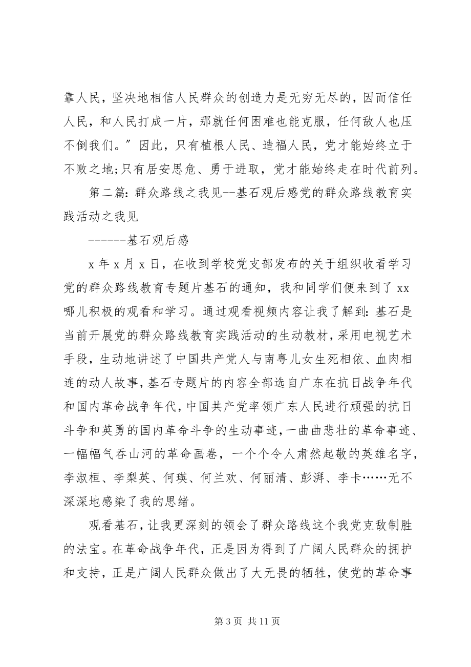 2023年群众路线基石观后感.docx_第3页