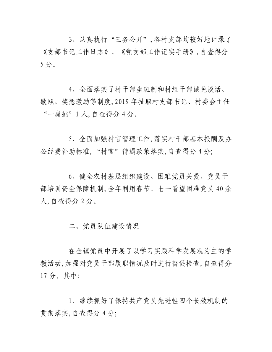 （3篇）乡镇半年工作自查报告.docx_第2页