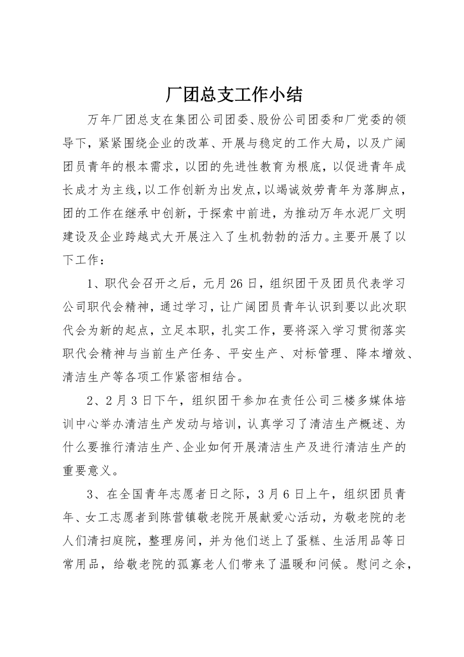 2023年厂团总支工作小结.docx_第1页