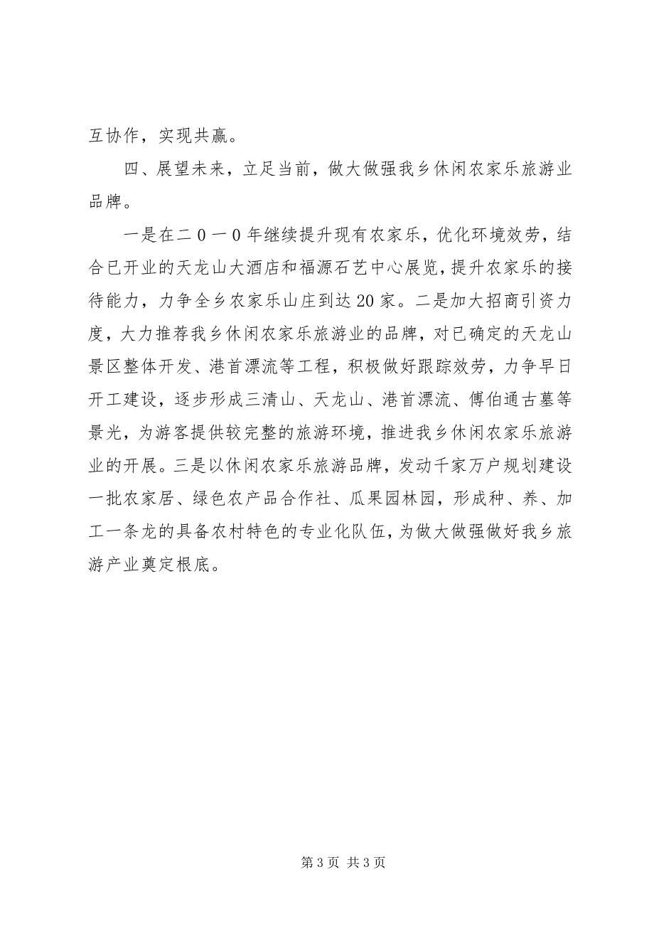 2023年乡农家乐休闲旅游工作总结.docx_第3页