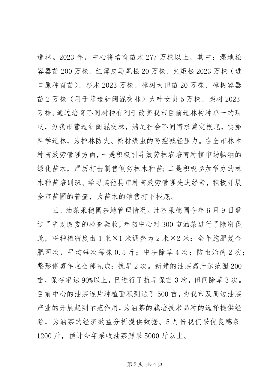 2023年市林业技术推广中心工作总结.docx_第2页