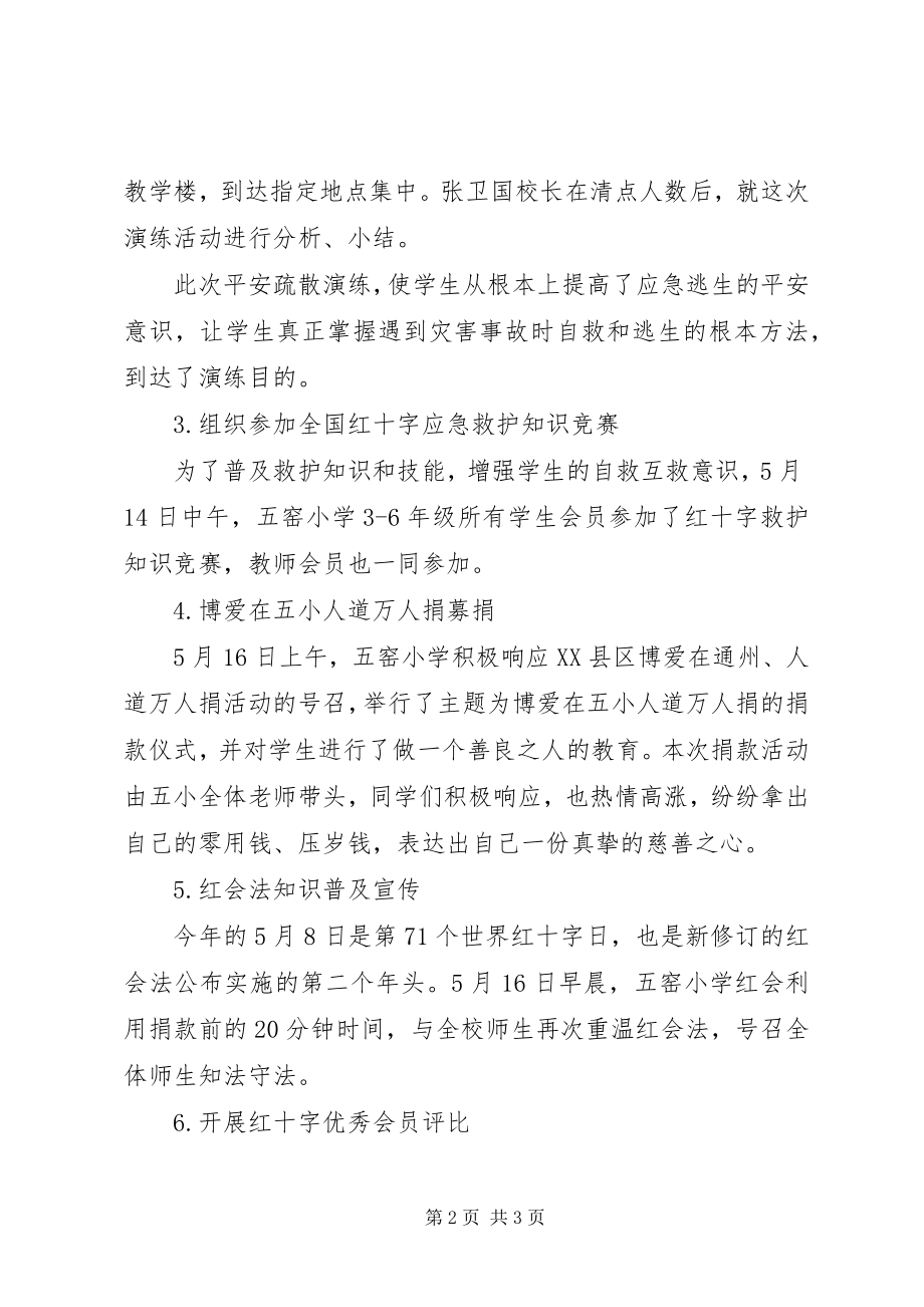 2023年小学“红十字博爱月”系列活动总结.docx_第2页