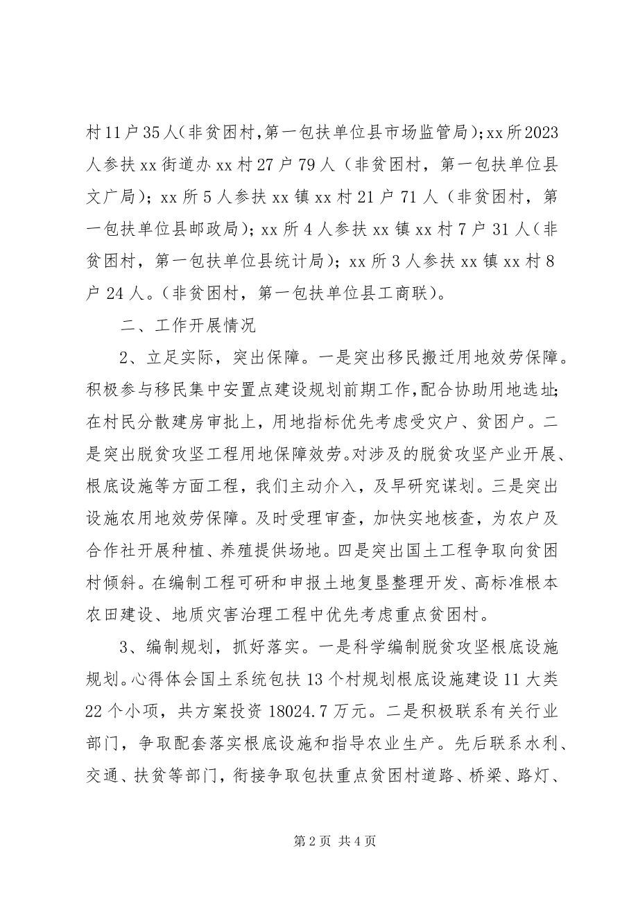 2023年县国土资源局脱贫攻坚工作总结.docx_第2页