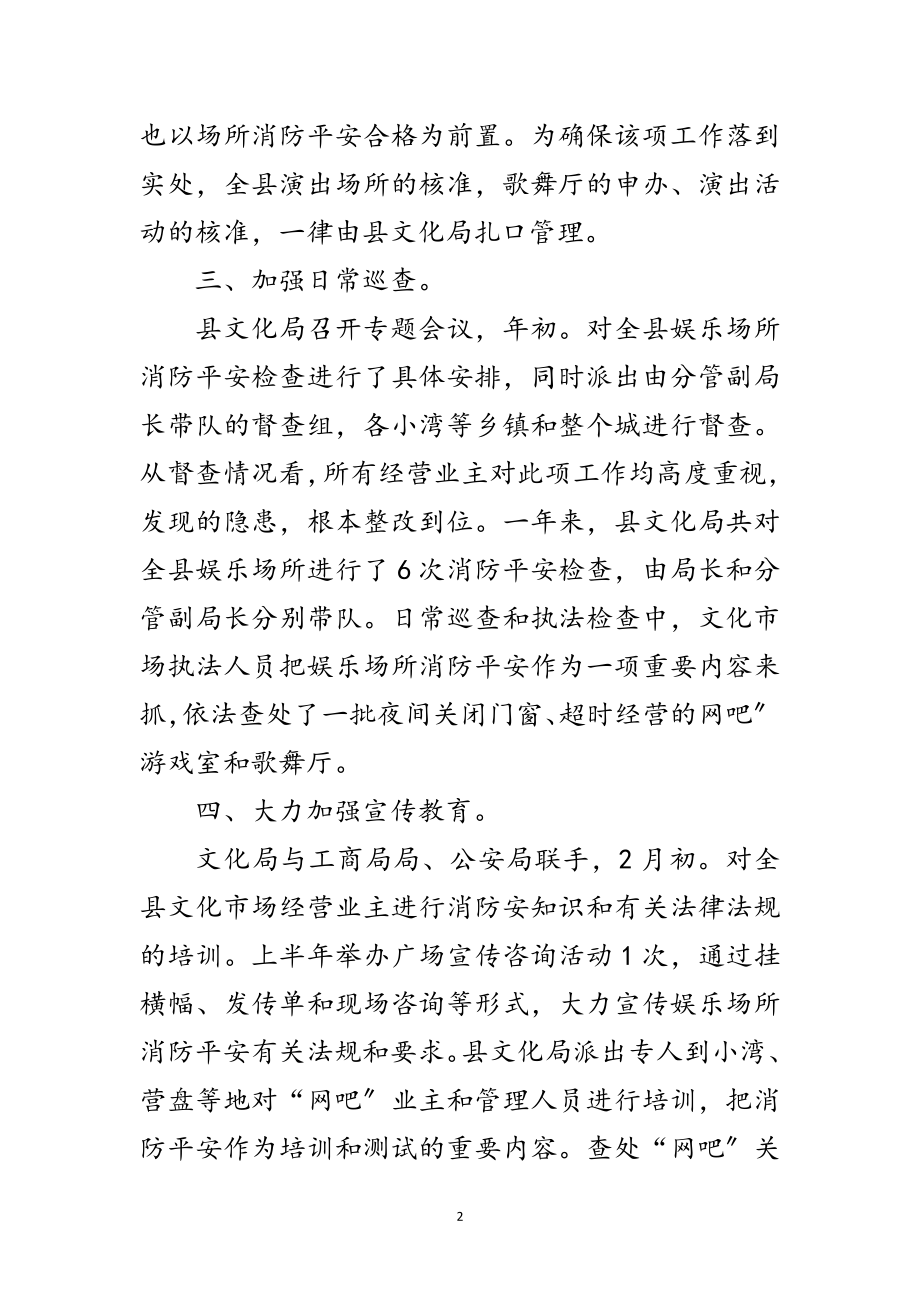 2023年文化局消防情况汇报材料范文.doc_第2页