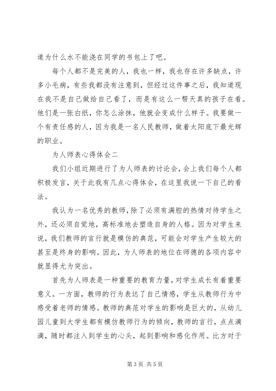 2023年为人师表的心得体会小编推荐.docx_第3页