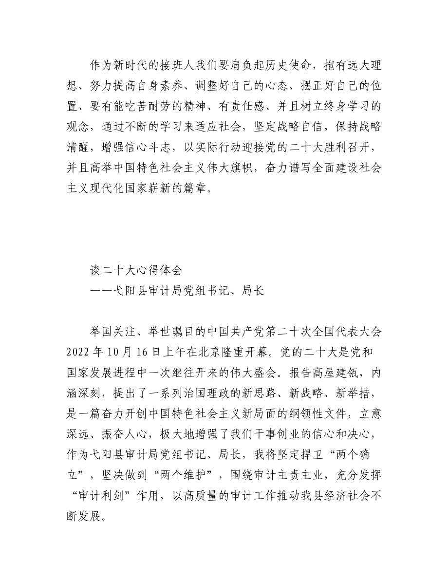 (3篇)审计局学习党的二十大心得体会汇编.docx_第3页