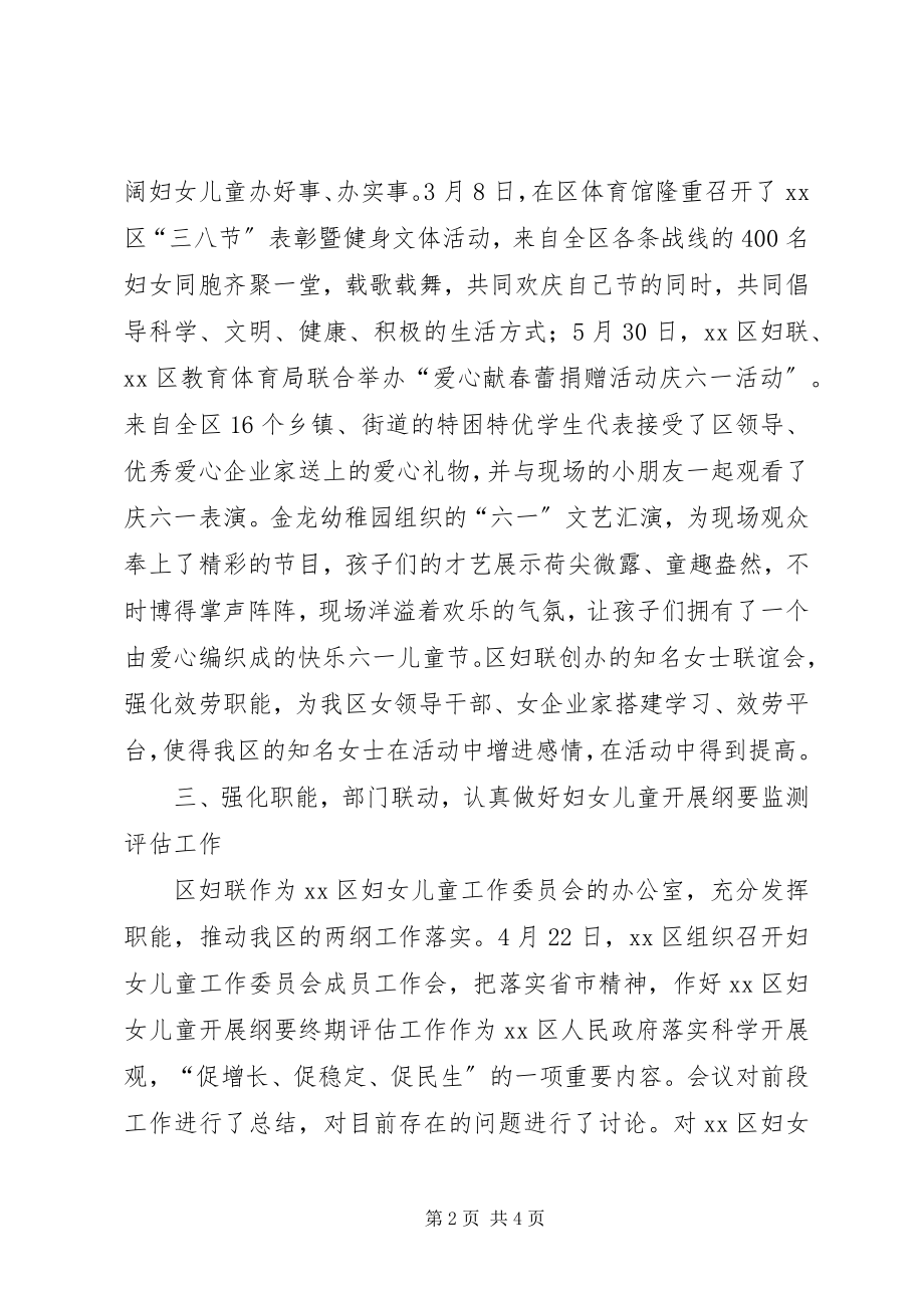 2023年妇联上半年总结.docx_第2页