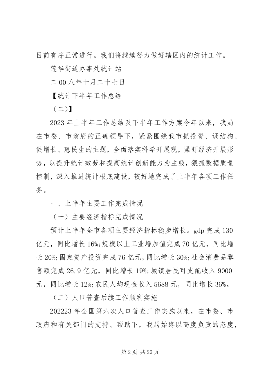 2023年统计下半年工作总结.docx_第2页